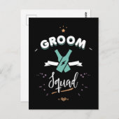 Groom Postkarte (Vorne/Hinten)