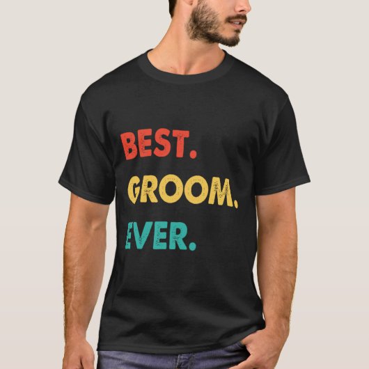 Groom Professionals Retro Beste Leistung je T-Shirt (Vorderseite)