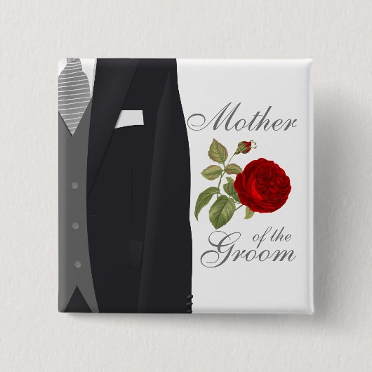 Groom’s Wedding Party Button (Vorderseite)