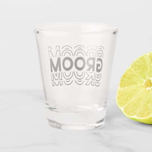 Groom Schnapsglas (Rückseite)