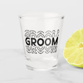 Groom Schnapsglas (Vorderseite)