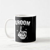 Groom Skeleton Hand Wedween Paare Matc Kaffeetasse (Links)
