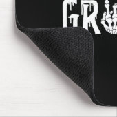 Groom Skeleton Rock Hand Halloween Bachelo Mousepad (Ecke)