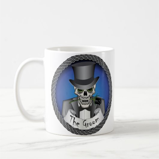 Groom Skull Kaffeetasse (Links)