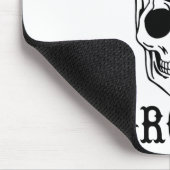 Groom Skull mit Hat Bride Halloween Wedding Bache Mousepad (Ecke)