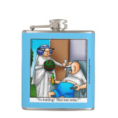 Groom Spaß Flask Geschenk Flachmann (Vorderseite)