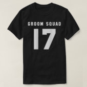Groom Squad 2017 Jersey-Trauzeugen T-Shirt (Design vorne)