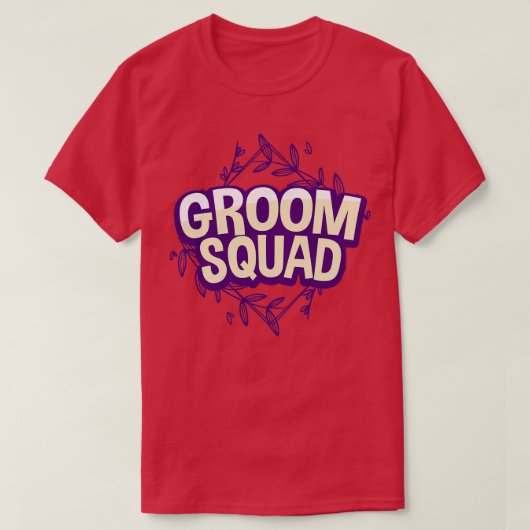 Groom Squad 2 T-Shirt (Design vorne)