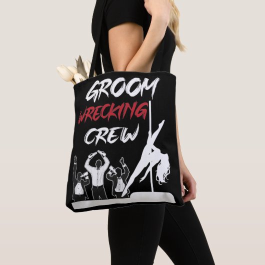 Groom Squad Bachelor Party Drinks Crew Tasche (Von Nahem)