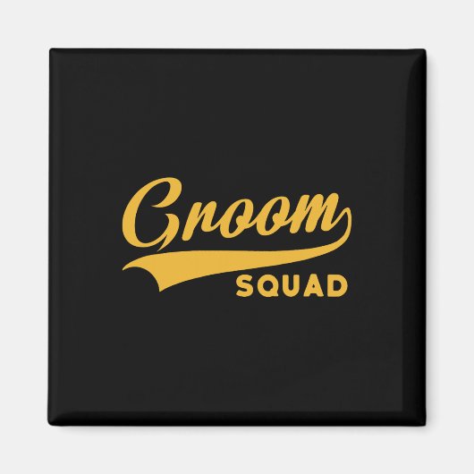 Groom Squad - Bachelor Party - Hochzeit Magnet (Vorne)