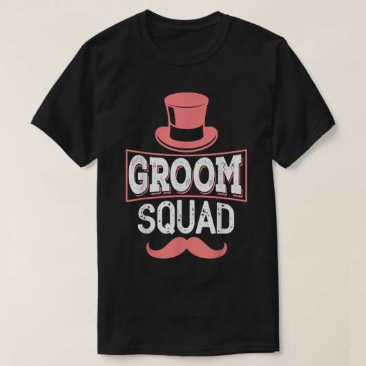 Groom Squad Bachelor Party mit Top Hat (Design vorne)