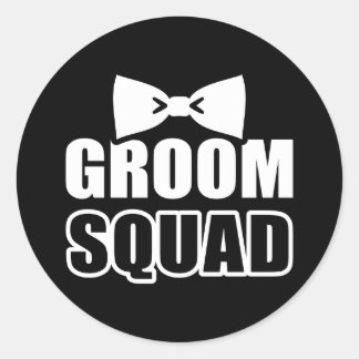 Groom Squad Bachelor Party Runder Aufkleber