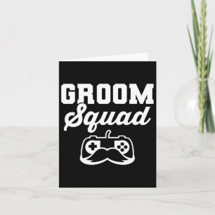 Groom Squad Bachelor Party Trauzeugen Gamer Karte