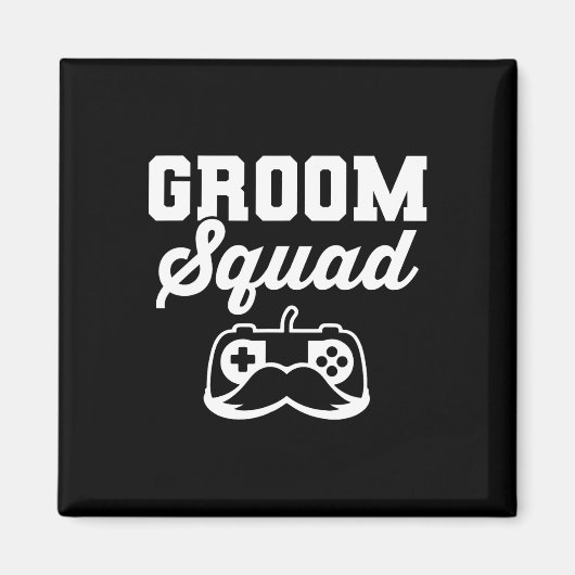 Groom Squad Bachelor Party Trauzeugen Gamer Magnet (Vorne)
