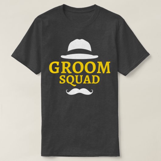 Groom Squad Bachelor Wedding Bachelor T-Shirt (Design vorne)