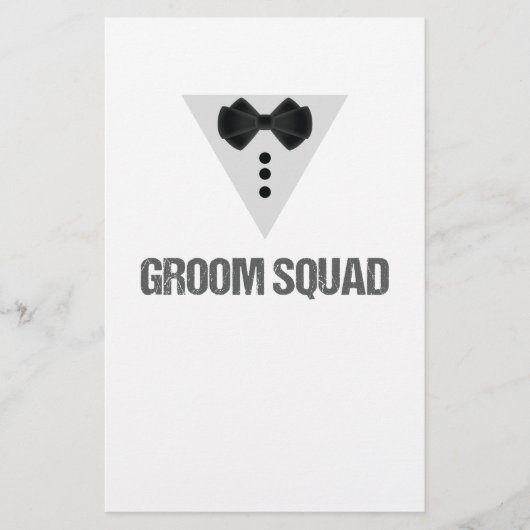 Groom Squad Briefpapier (Vorderseite)