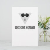 Groom Squad Briefpapier (Stehend Vorderseite)