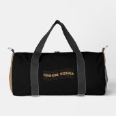 GROOM SQUAD Brown Duffle Bag (Vorderseite)