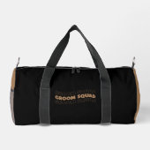 GROOM SQUAD Brown Duffle Bag (Rückseite)