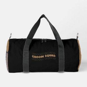 GROOM SQUAD Brown Duffle Bag