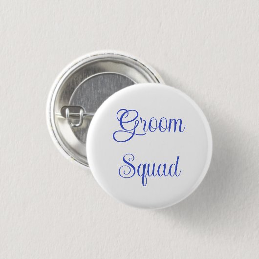 Groom Squad Button (Vorne & Hinten)