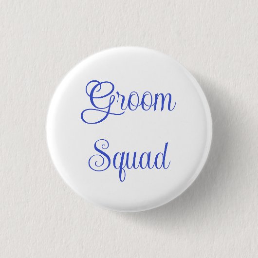 Groom Squad Button (Vorderseite)