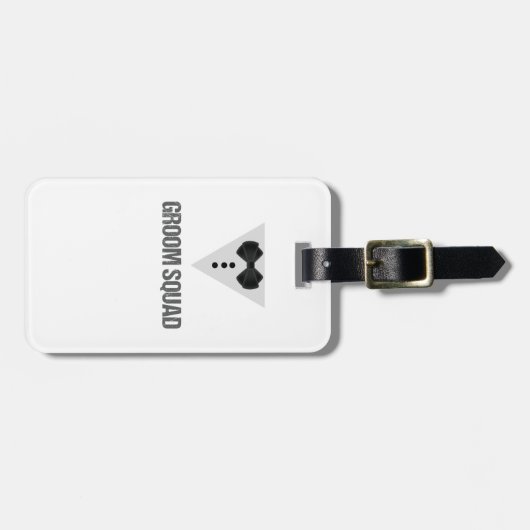 Groom Squad Gepäckanhänger (Vorderseite horizontal)