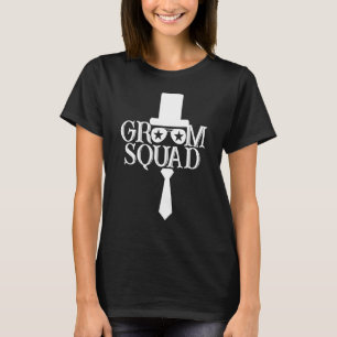 Groom Squad Hat Niedliche Verlobung Hochzeitsfeier T-Shirt