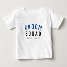 Groom Squad | Moderner Bachelor Trauzeuge Stilvoll Baby T-shirt