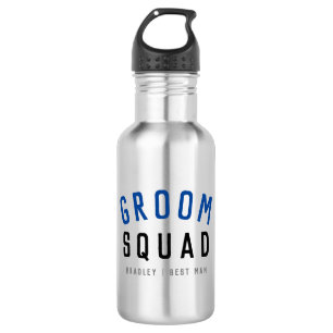Groom Squad Moderner Bachelor Trauzeuge Stilvoll Edelstahlflasche