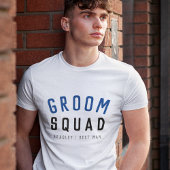 Groom Squad | Moderner Bachelor Trauzeuge Stilvoll T-Shirt