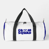 GROOM SQUAD Navy White Duffle Bag (Rückseite)