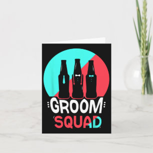 Groom Squad Redewendungen Party Wedding Bachelor 2 Karte