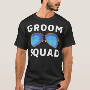 Groom Squad Sonnenbrille Hochzeitsfeier T-Shirt