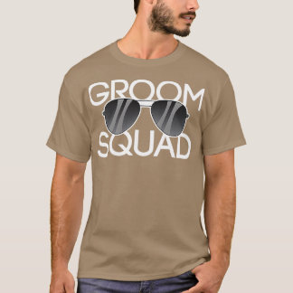 Groom Squad Sonnenbrille Hochzeitsfeier T-Shirt
