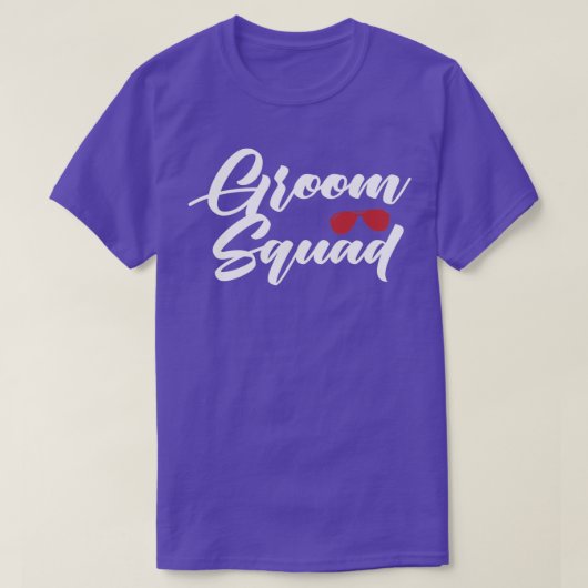 Groom Squad Sunglass T-Shirt (Design vorne)