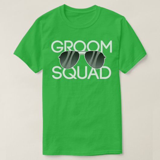 Groom Squad Sunglasses Wedding Bachelor Party 3 T-Shirt (Design vorne)