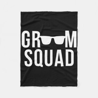 Groom Squad Sungles Wedding Bachelor Party Fleecedecke