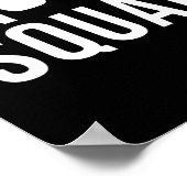 Groom Squad Sungles Wedding Bachelor Party Poster (Ecke)