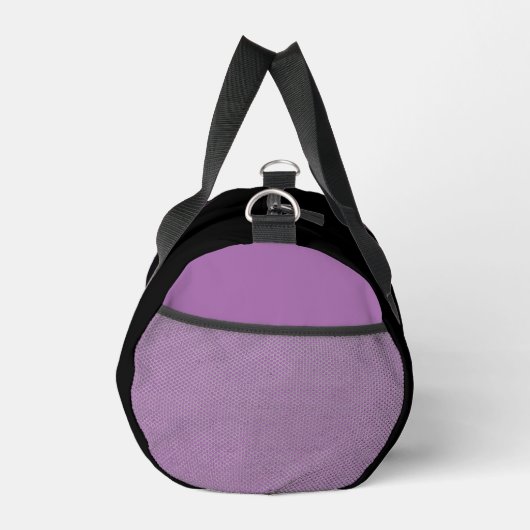 GROOM SQUAD The Boys Lavender Black Duffle Bag (Rechts)
