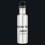 Groom Squad Trauzeuge Junggeselinnen-Abschied hinz Edelstahlflasche<br><div class="desc">Gestaltung</div>