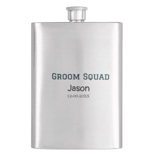 Groom Squad Trauzeuge Junggeselinnen-Abschied hinz Flachmann