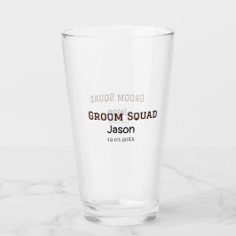Groom Squad Trauzeuge Junggeselinnen-Abschied hinz Glas