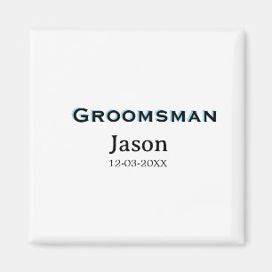 Groom Squad Trauzeuge Junggeselinnen-Abschied hinz Magnet