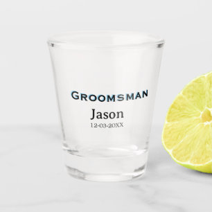 Groom Squad Trauzeuge Junggeselinnen-Abschied hinz Schnapsglas