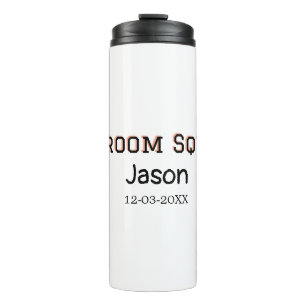 Groom Squad Trauzeuge Junggeselinnen-Abschied hinz Thermosbecher