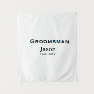 Groom Squad Trauzeuge Junggeselinnen-Abschied hinz Wandteppich
