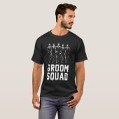 Groom Squad Trauzeuge Trauzeugen Crew Bachelor Par T-Shirt (Vorne ganz)