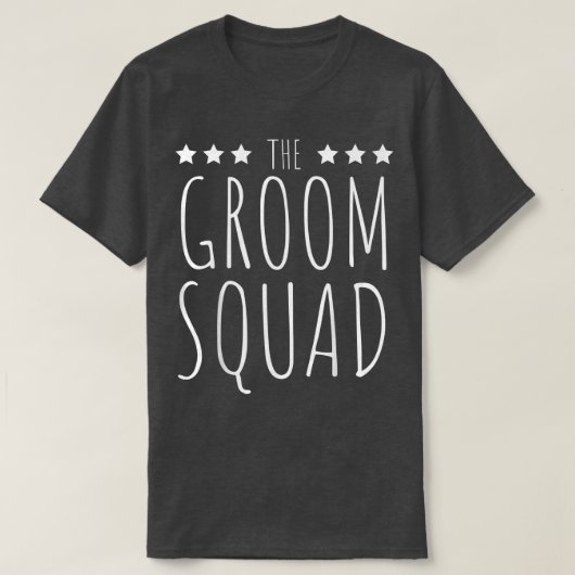 Groom Squad Trauzeugen Crew Team Funny Bachelor Pa T-Shirt (Design vorne)