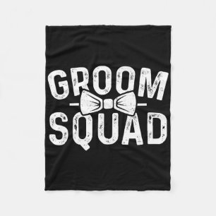 Groom Squad Trauzeugen Funny Stag Bachelor Party G Fleecedecke